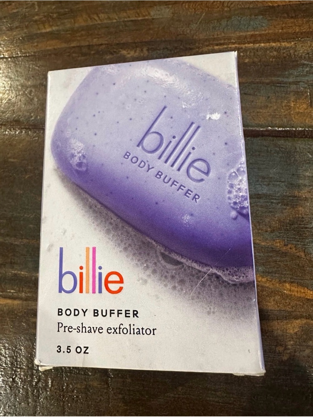 billie Body Buffer Pre-shave exfoliator